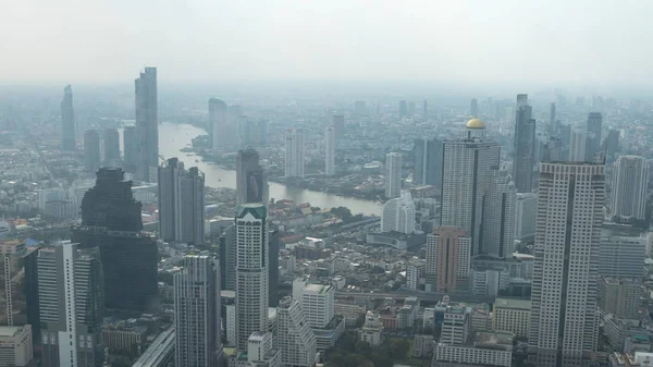 Bangkok Tailândia Dezembro 2018 Vista Panorâmica Metrópole Bangkok — Fotografia de Stock