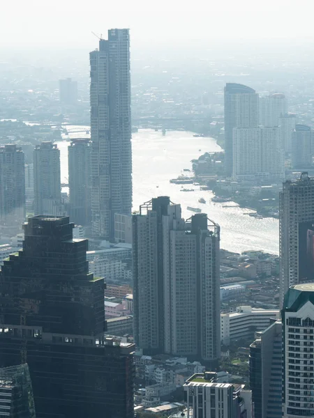 Bangkok Tailândia Dezembro 2018 Vista Panorâmica Metrópole Bangkok — Fotografia de Stock