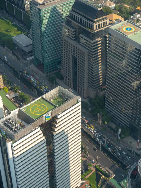 Bangkok Tailândia Dezembro 2018 Vista Panorâmica Metrópole Bangkok — Fotografia de Stock