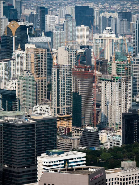 Bangkok Tailândia Dezembro 2018 Vista Panorâmica Metrópole Bangkok — Fotografia de Stock