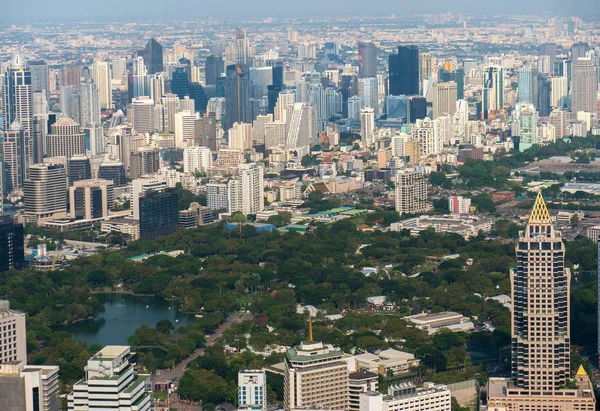 Bangkok Tailandia Diciembre 2018 Vista Del Paisaje Urbano Metrópoli Bangkok — Foto de Stock