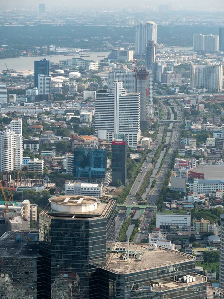 Bangkok Tailândia Dezembro 2018 Vista Panorâmica Metrópole Bangkok — Fotografia de Stock