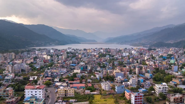 Pokhara Lac Phewa Népal — Photo