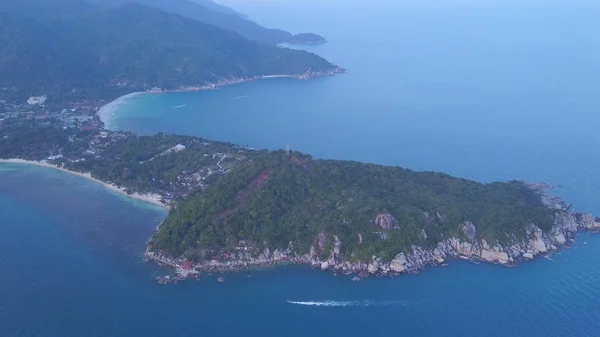 Vista Aérea Zona Haad Rin Isla Koh Phangan Tailandia — Foto de Stock