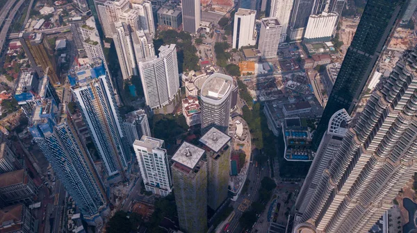 Vista Aérea Zona Baixa Kuala Lumpur — Fotografia de Stock