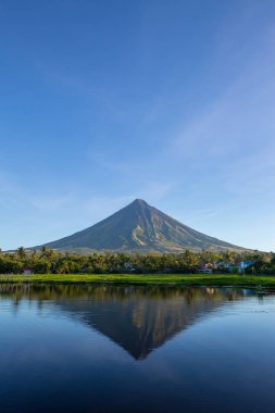 Mayon Volcano landscape,Philippines clipart