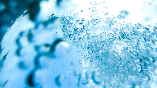 Υποβρύχια Σκηνή Φυσαλίδες Αέρα Υποβρύχια Φυσικό Κάτω Από Νερό Σκηνή — Φωτογραφία Αρχείου