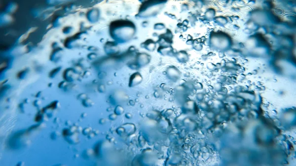 Scène Sous Marine Avec Bulles Air Sous Eau Scène Sous — Photo