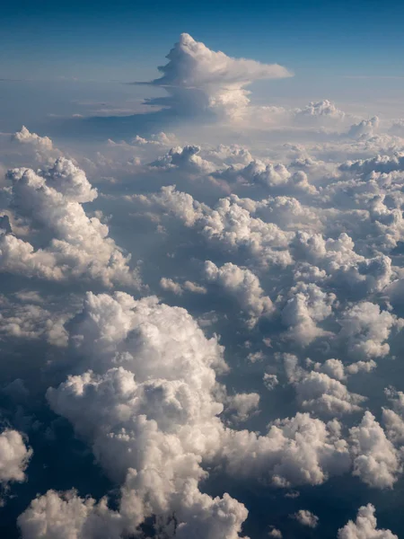 Acima Das Nuvens Vista Aérea — Fotografia de Stock