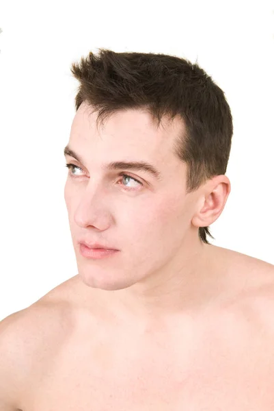 Genç bir adamın yüzü — Stok fotoğraf