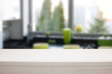 Mutfak arkaplanı bulanık