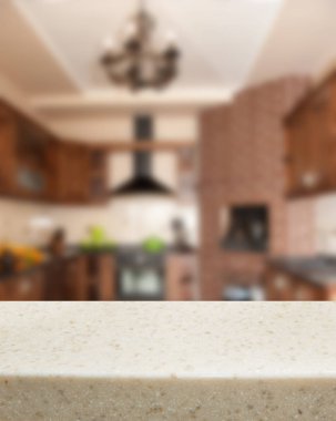 Mutfak arkaplanı bulanık