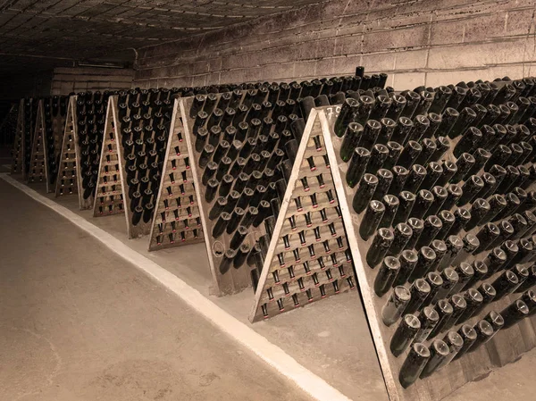 Background with wine cellars — Stock Photo, Image