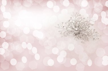 Kar taneleriyle kış arkaplanı