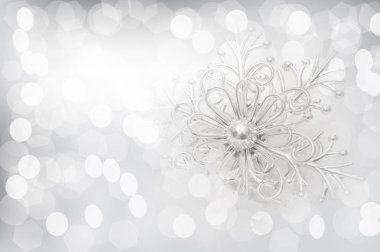 Kar taneleriyle kış arkaplanı