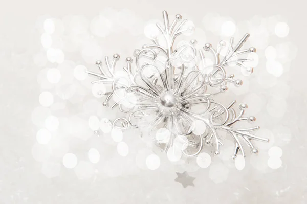 Winter background with snowflakes — Stock Photo, Image