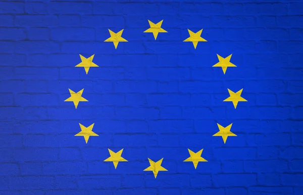 Európai Unió zászlaja — Stock Fotó