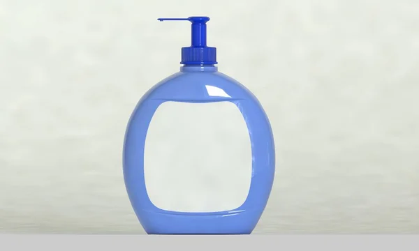 Fles voor vloeibare zeep — Stockfoto