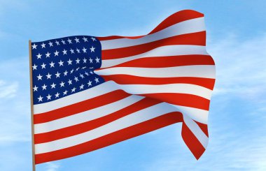 Amerikan bayrağı çizimi