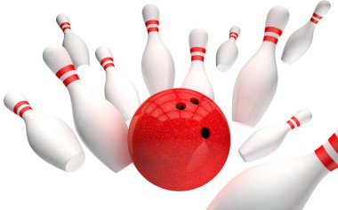 Bowling topu ve şekerlemelerle oynanır.