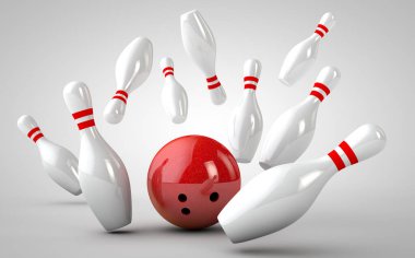 Bowling topu ve şekerlemelerle oynanır.