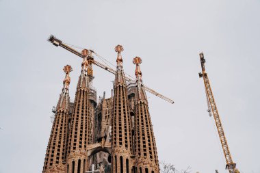 Tutkular cephesi - Barcelona 'da Sagrada Familia.