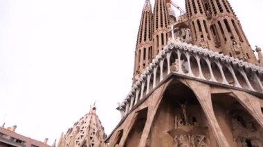 Tutkular cephesi - Barcelona 'da Sagrada Familia.