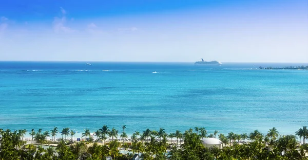 Litoral Mar Caribe Nassau Bahamas — Fotografia de Stock