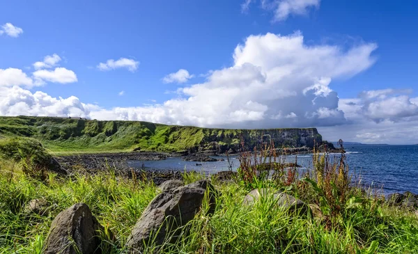 Mile Stretch Antrim Coastline Extending Eastward Portrush Ballycastle Includes Giant — Stock Photo, Image