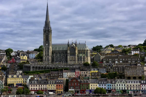 Katedralen Saint Colmans Den Hamnen Byn Cobh Nära Cork Irland — Stockfoto