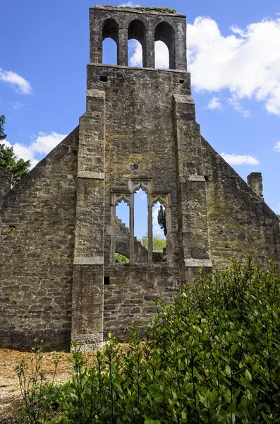 Church ruin architecture in Malahide, Ireland.