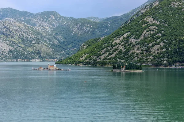 Остров Святого Георгия Остро Которском Заливе Черногория — стоковое фото