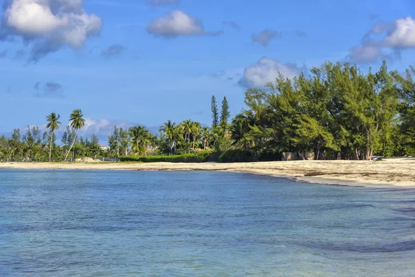 Nassau Bahamalar Adada Güzel Kumlu Plaj — Stok fotoğraf