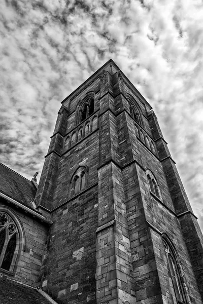 Igreja Steeple em Glasgow, Irlanda — Fotografia de Stock