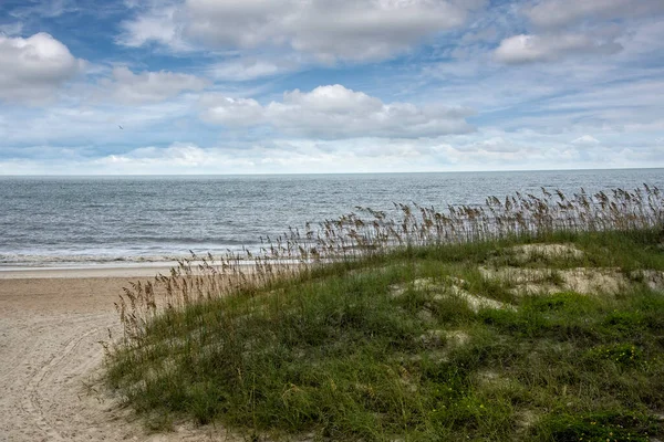 Písečná Duna Pláži Fernandina Atlantském Oceánu — Stock fotografie