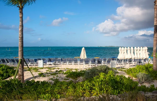 Spiaggia Tropicale South Beach Miami Florida — Foto Stock