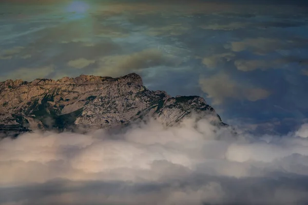 Por Encima Las Nubes Pilatus Lucerna Suiza —  Fotos de Stock