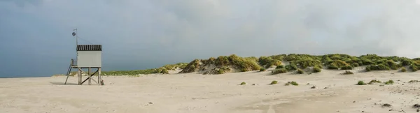 Emergency shelter on the beach of Terschelling, Netherlands