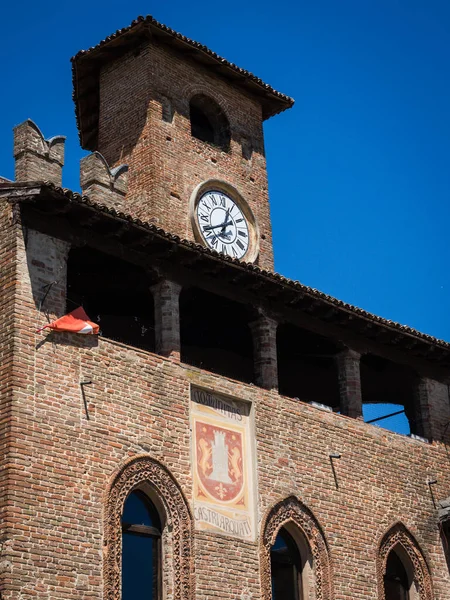 Palazzo del Podesta in Castell Arquato, Italië — Stockfoto