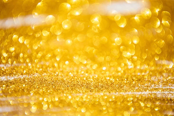 Dekoratív Arany Csillogó Fények Háttér Karácsonyi Újévi Party Koncepció — Stock Fotó