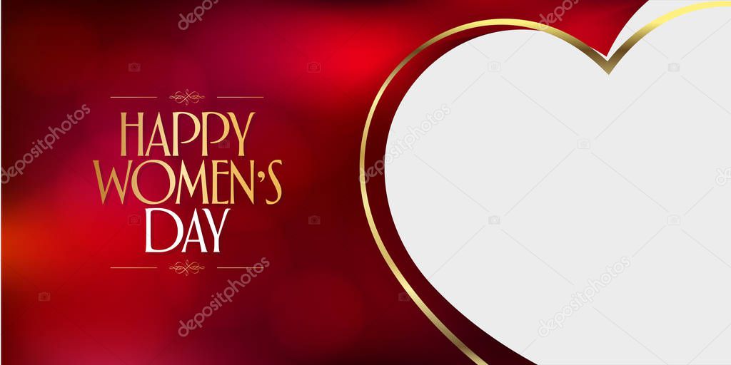 8 March. International Happy Women's Day Celebration. Billboard, Poster, Social Media, Story, Wishes Card, Greeting Card, Trendy Design Template. (Turkish: 8 Mart Dunya Kadinlar Gununuz Kutlu Olsun.) 