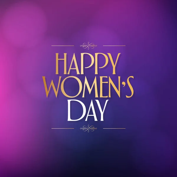 Março Celebração Dia Internacional Mulher Feliz Billboard Poster Social Media — Vetor de Stock