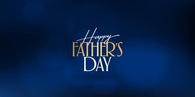 Uluslararası Babalar Günü kutlu olsun. Billboard, Poster, Sosyal Medya, Tebrik Kartı şablonu.