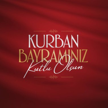 Fedakarlık Bayramı (bayram al-Adha mübarek) fedakârlık Bayramı (Türkçe: Kurban Bayramınız kutlu olsun) Müslüman toplumun kutsal günleri. Billboard, poster, sosyal medya, tebrik kartı templat