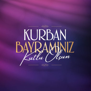 Fedakarlık Bayramı (bayram al-Adha mübarek) fedakârlık Bayramı (Türkçe: Kurban Bayramınız kutlu olsun) Müslüman toplumun kutsal günleri. Billboard, poster, sosyal medya, tebrik kartı şablonu