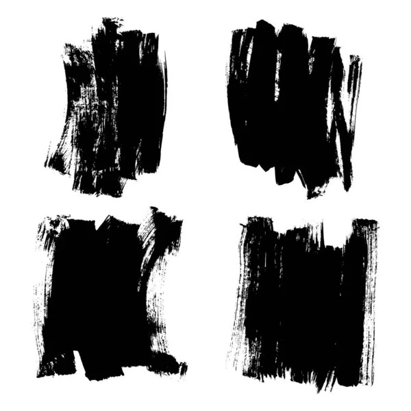 Efecto Pincelada Grunge Textura Vector Abstracto — Archivo Imágenes Vectoriales