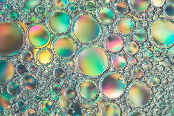Abstract background with colored bubbles