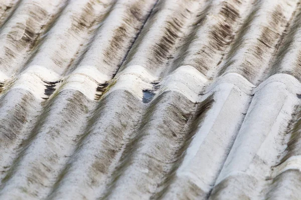 Close Old Corrugated Iron Roofing — Stock Photo, Image