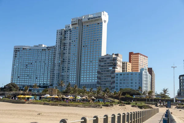 Durabn Beach Front Par Une Journée Ensoleillée Côté Jetée — Photo