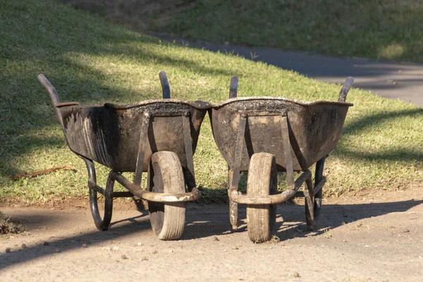 Two Wheel Barrows — Stock Photo, Image